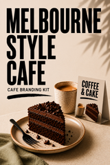 Melbourne Style Café Branding Kit
